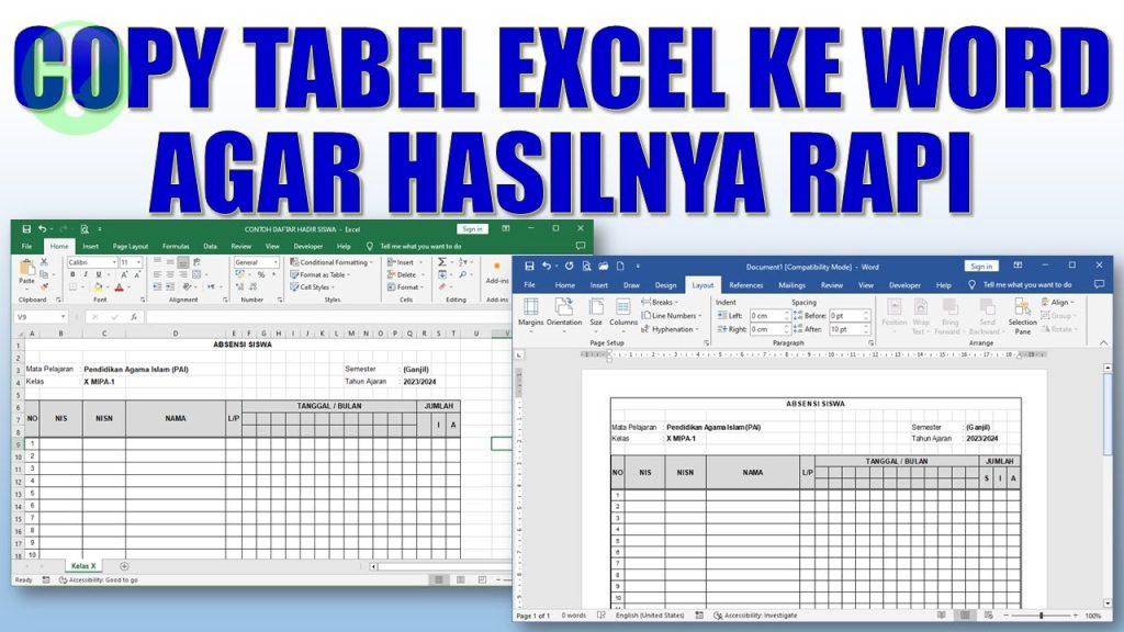 Ternyata Ini Cara Mengubah Data dari Excel yang Banyak ke Word dengan Cepat dan Otomatis