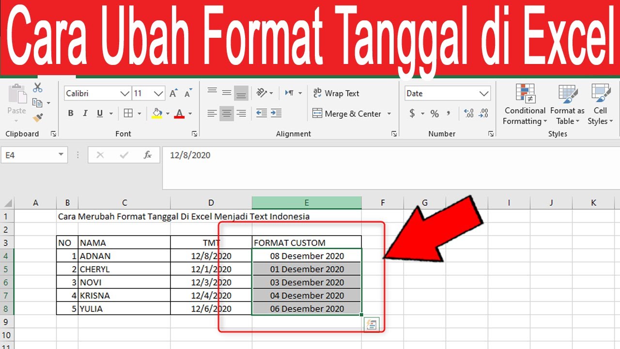 Memformat Angka dan Tanggal di Excel Panduan Lengkap - excelan Memformat Angka dan Tanggal di Excel Panduan Lengkap - excelan