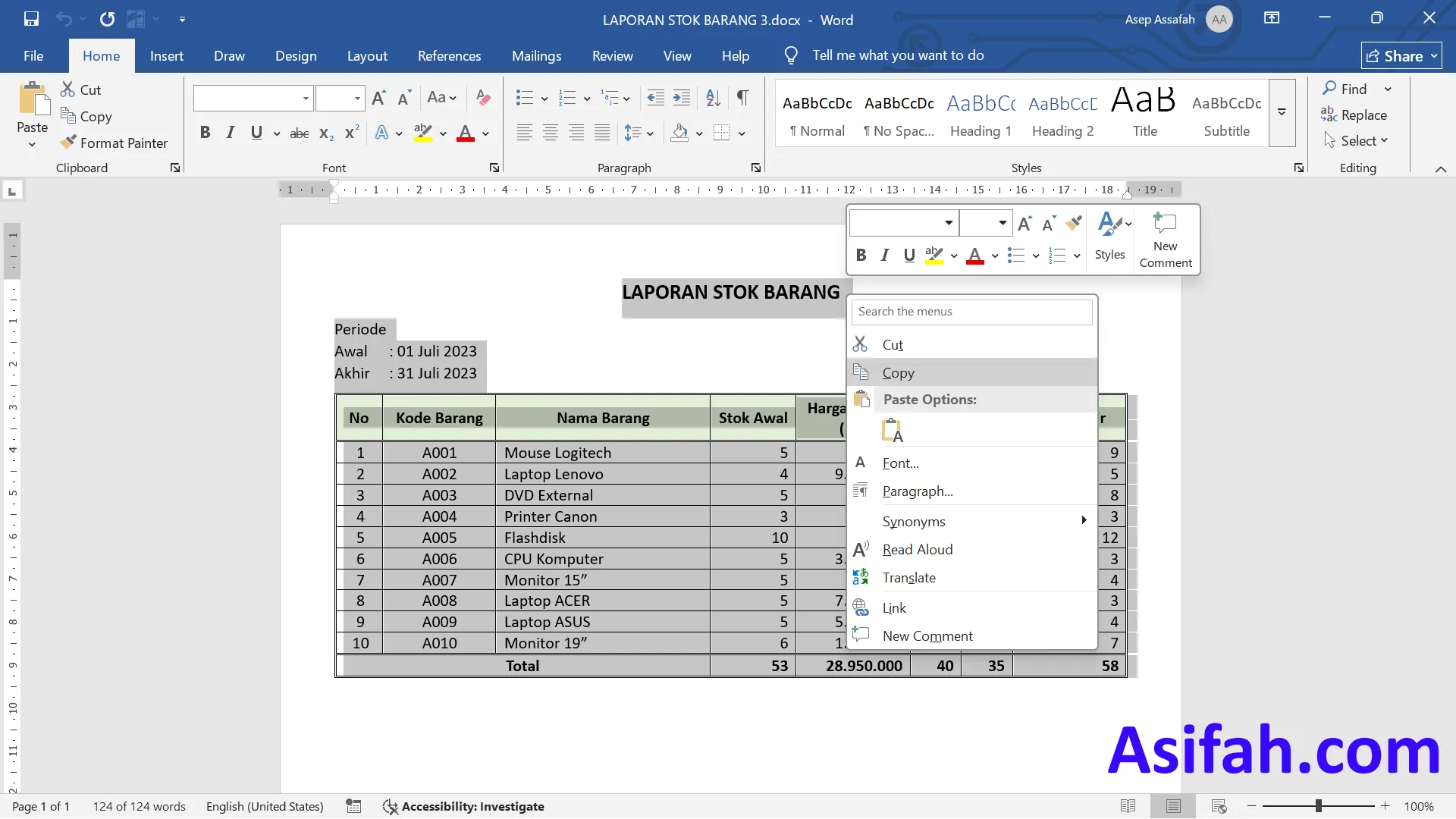 Cara Mengubah Tabel Word Menjadi Excel Mudah Cepat